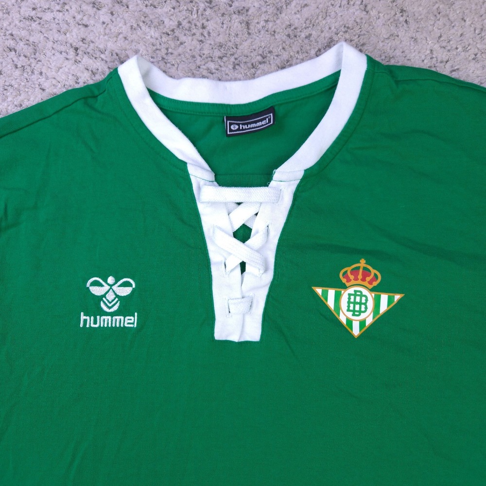 Real Bettis Shirt‎ Mens Small Football Camiseta Hummel 2022 2023 Retro Green GUC